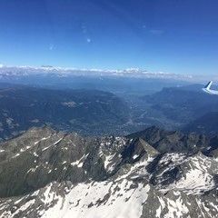 Flugwegposition um 14:51:33: Aufgenommen in der Nähe von 39013 Moos in Passeier, Bozen, Italien in 3492 Meter